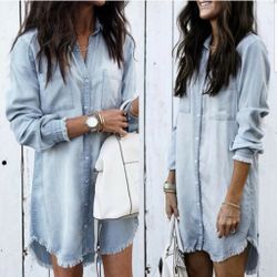 New Jean tshirt dress