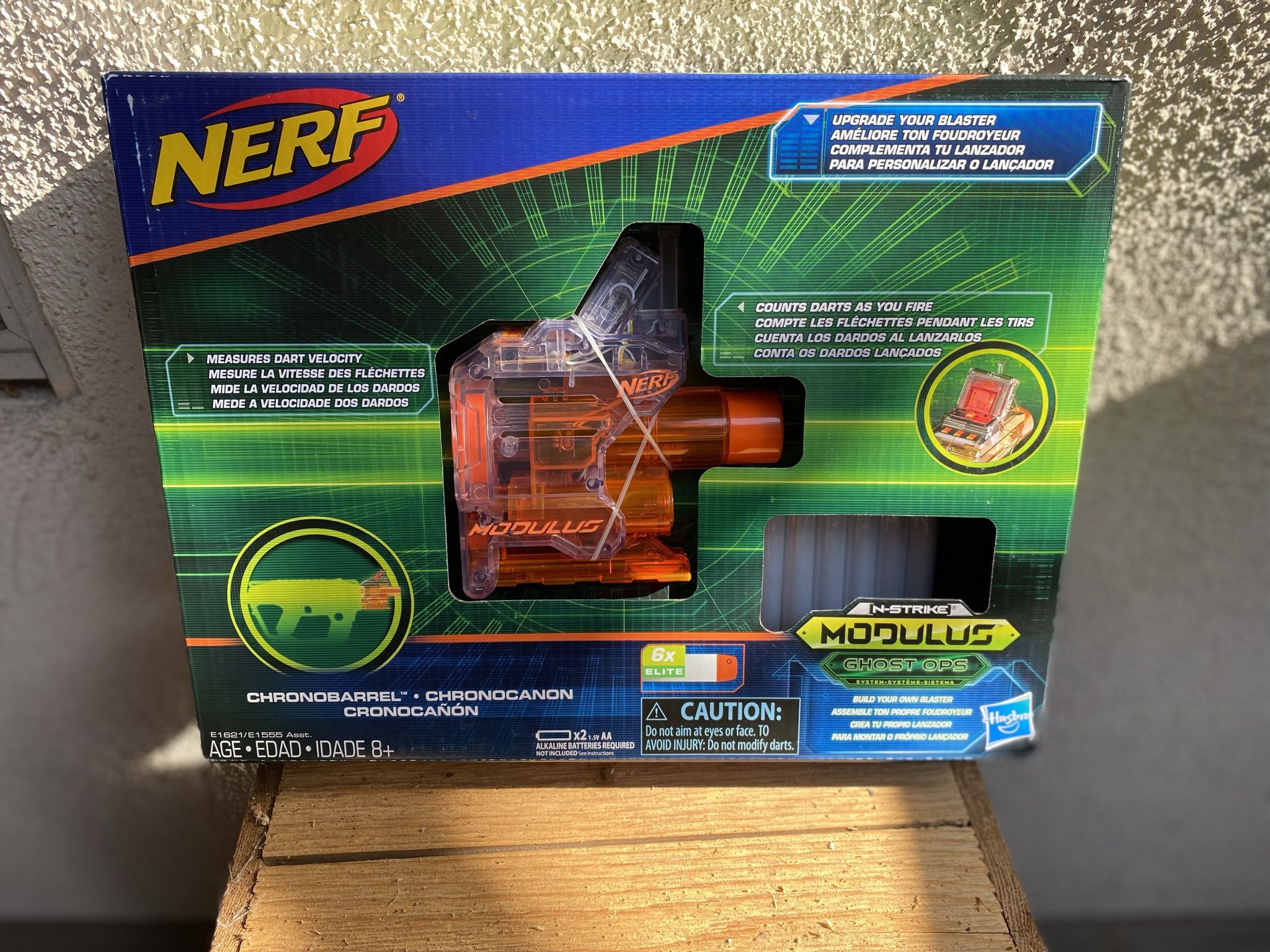 Brand New- Nerf Modulus Ghost Ops ChronoBarrel