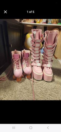 Demonia Boots And Dolls Kill Roller Skates