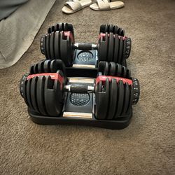 BOWFLEX Adjustable Dumbbells 5lb- 52.5 Lbs