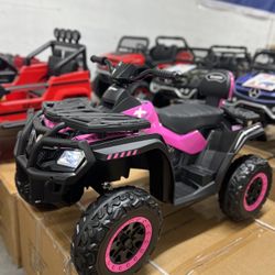 🔥Christmas  Offer 🔥‼️ ⚡️24V ATV for kids with Rubber Tires | Leather Seat | Remote Control | 4X4⚡️ 