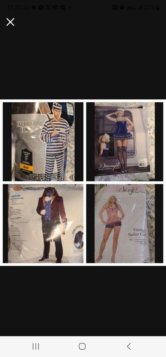 Halloween Costumes $20 Each