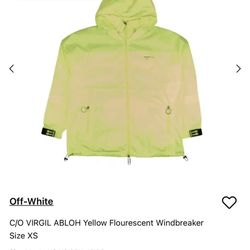 Off White Virgil Abloh hooded Windbreaker