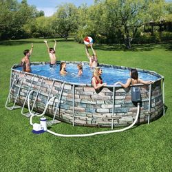 NEW 20 FT Confort Jet Metal Frame Pool