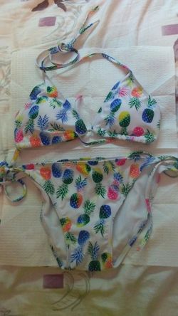 Brand new cute pineapple bikini M size