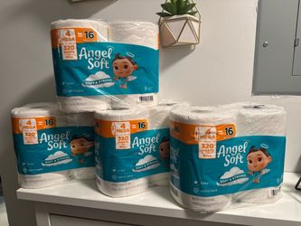 $4 each Angel Soft Mega Roll Toilet Paper 4-Pack