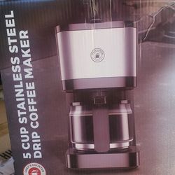 Chef's Counter 5-Cup Stainless Steel Drip Coffee Maker