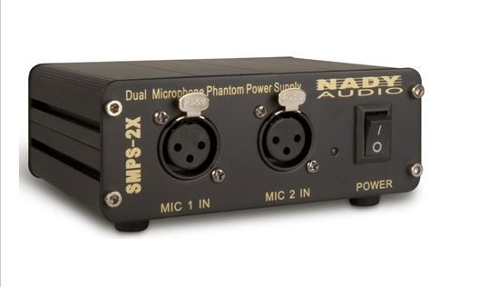 Nady SMPS-2X 2-Channel 48V Dual Phantom Power Supply for SCM Series Microphones