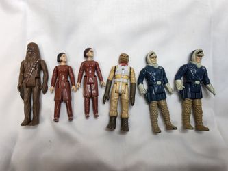 Vintage Star Wars Action Figure Lot - Various Han Solo, Chewbacca (77, 80 & 84)