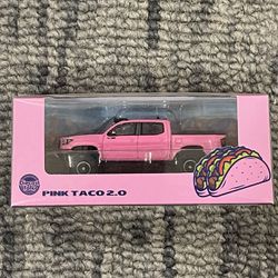 GCD DiecastTalk Exclusive 1:64 Toyota Pink Taco 2.0 Pre-Runner TRD PRO Ltd 800pc