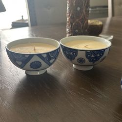 Bombay candle bowls