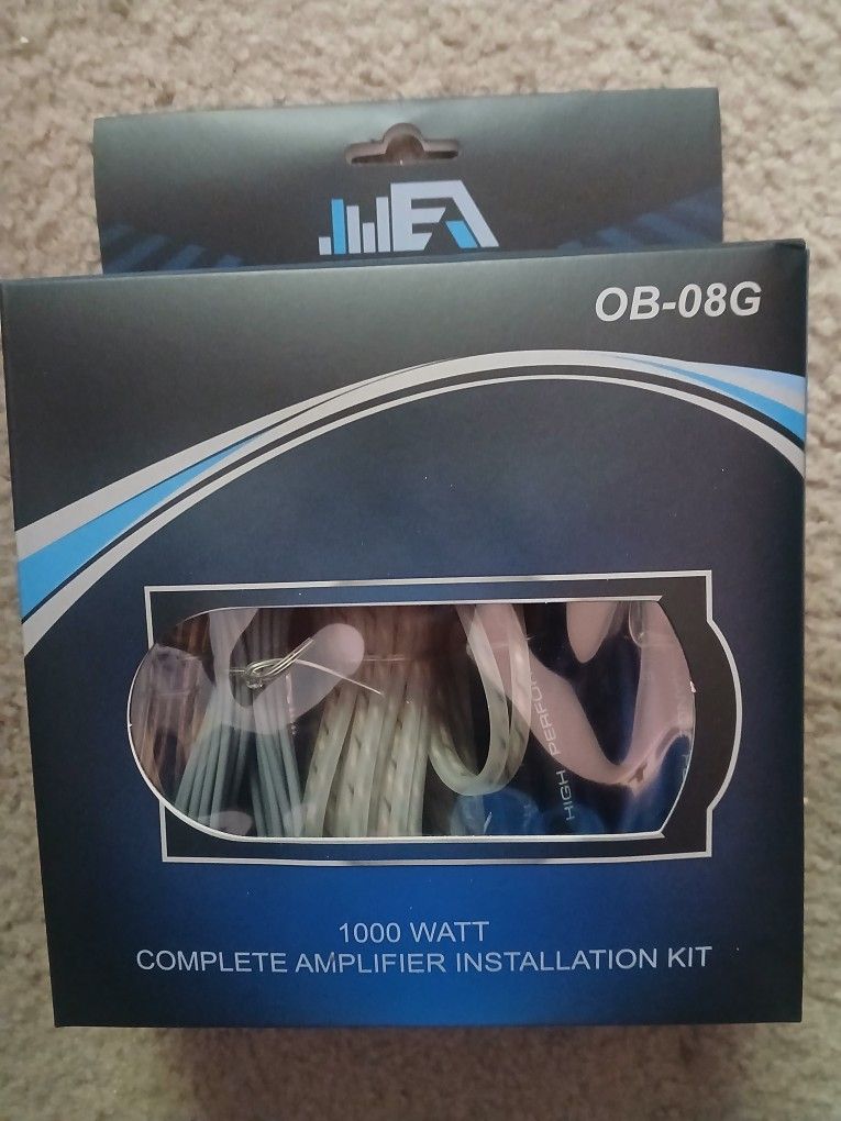 Elite Audio 8 Gauge Amp Kit New In The Box