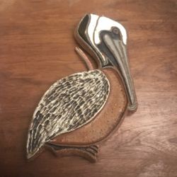 Porcelain Glazed Cork Stork