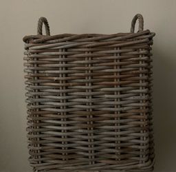 Square Basket With Handles