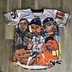 Nas animation/artwork Baseball Jersey
