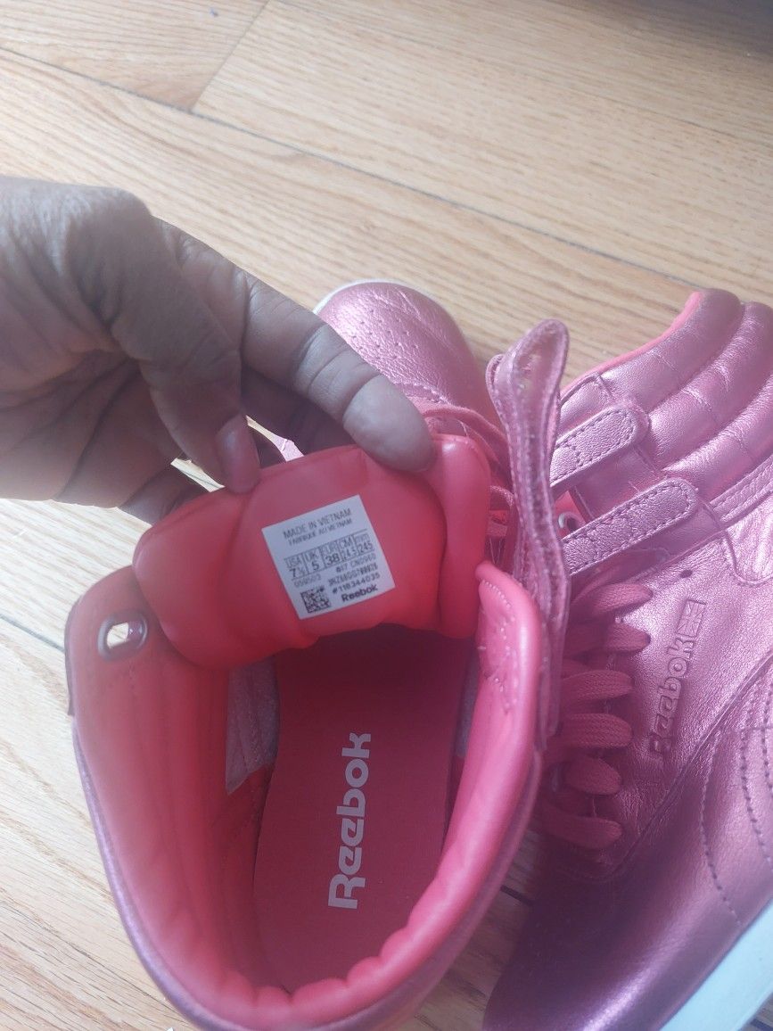 Pink Reebok Classic W/ Jacket To Match