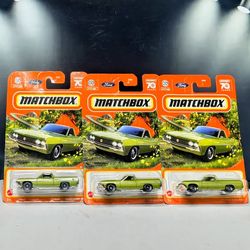 2023 Matchbox 1970 Ford Ranchero 17/100 LOT OF 3