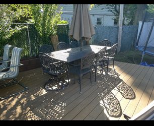 Garden Table Cast-Iron  87x 42 Queens Location 