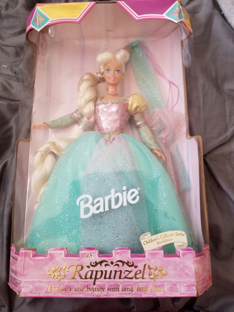1995 collector barbie Rapunzel