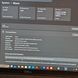 Dell Latitude 5500 – i7 / 16GB / 500GB SSD – CLEAN