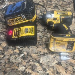 Dewalt 20v Impact Drill Xr Battery And Charger