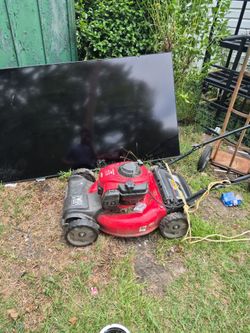 TV and machine grass