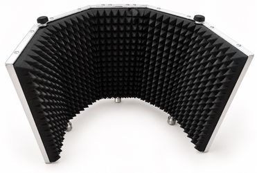 Foldable Microphone Isolation Shield
