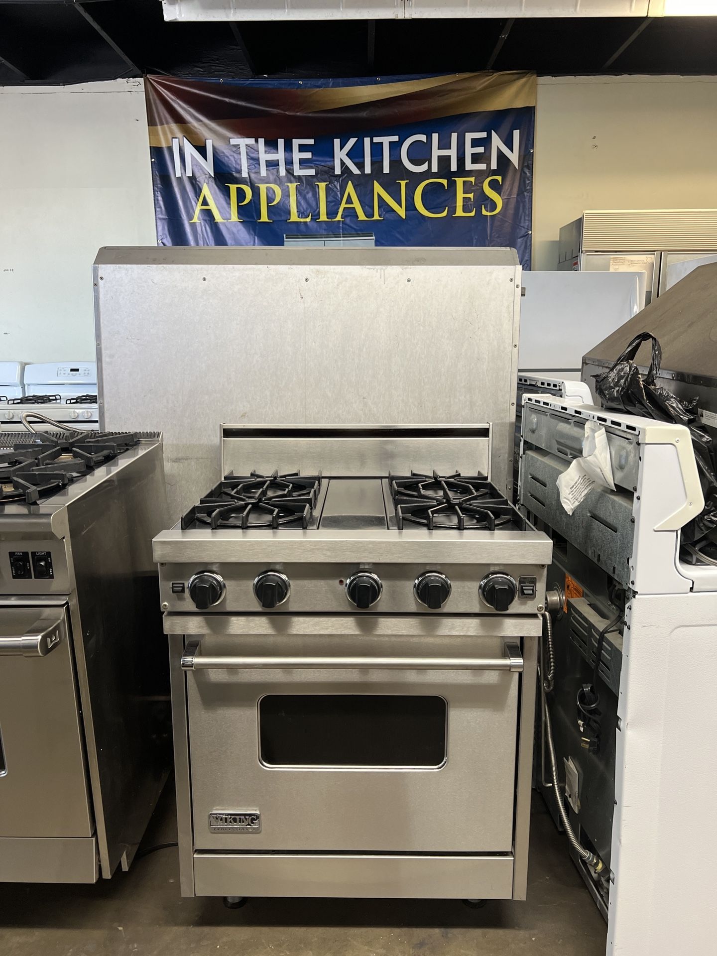 Viking 30”Wide Gas Range Stove Stainless Steel