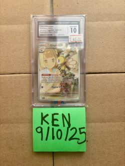 Pokémon Lillie’s Ribombee – 2025 Journey Together 164/159 Illustration Rare Holo – CGC 10 Gem Mint