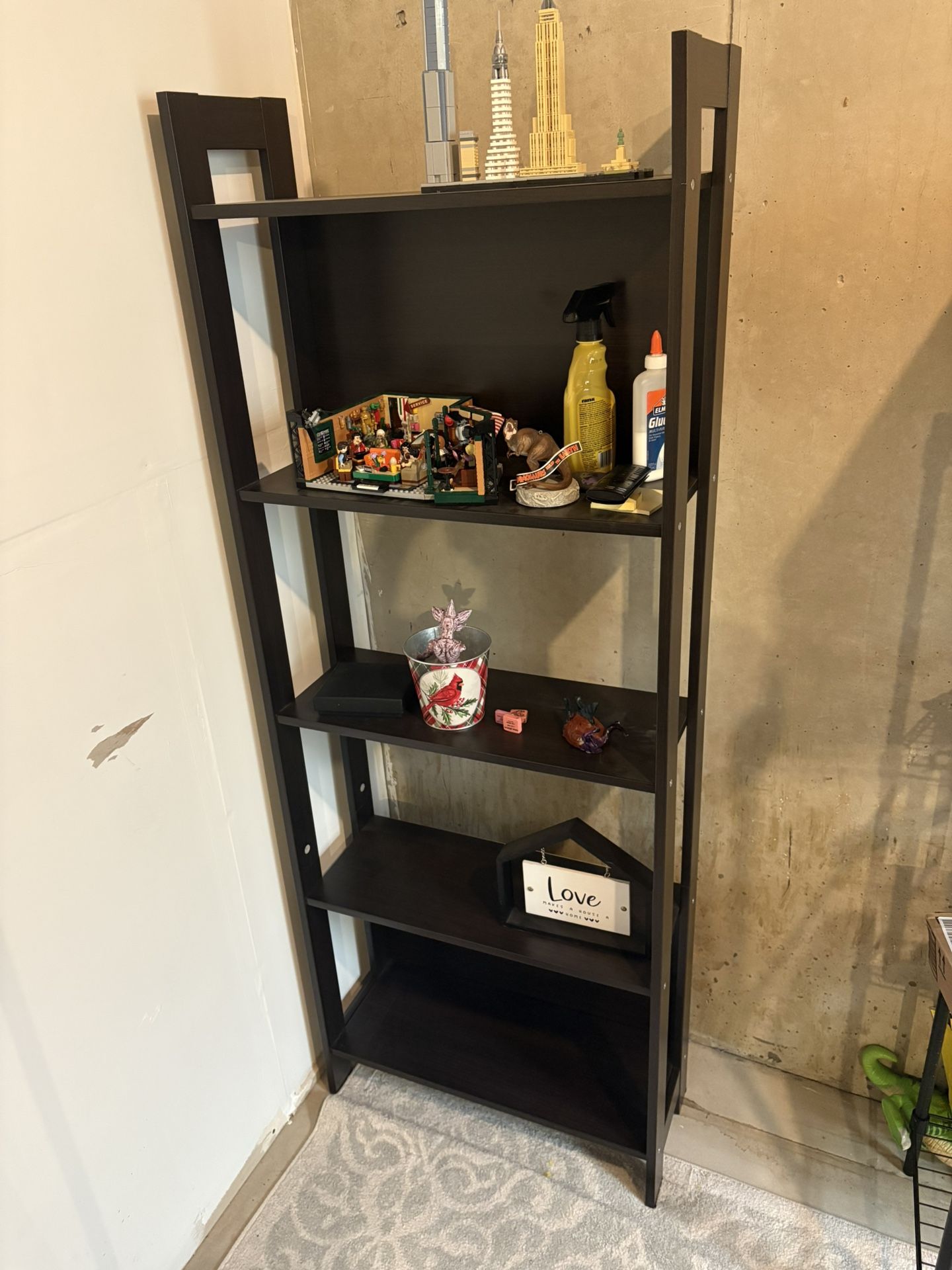 Corner Bookshelf