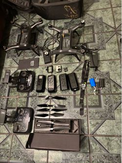 2 DRONES      One is BRAND NEW and one no. 3dr solo comes with GoPro hero