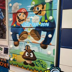 Mario Brothers Dresser Theme Chest Cajonera 