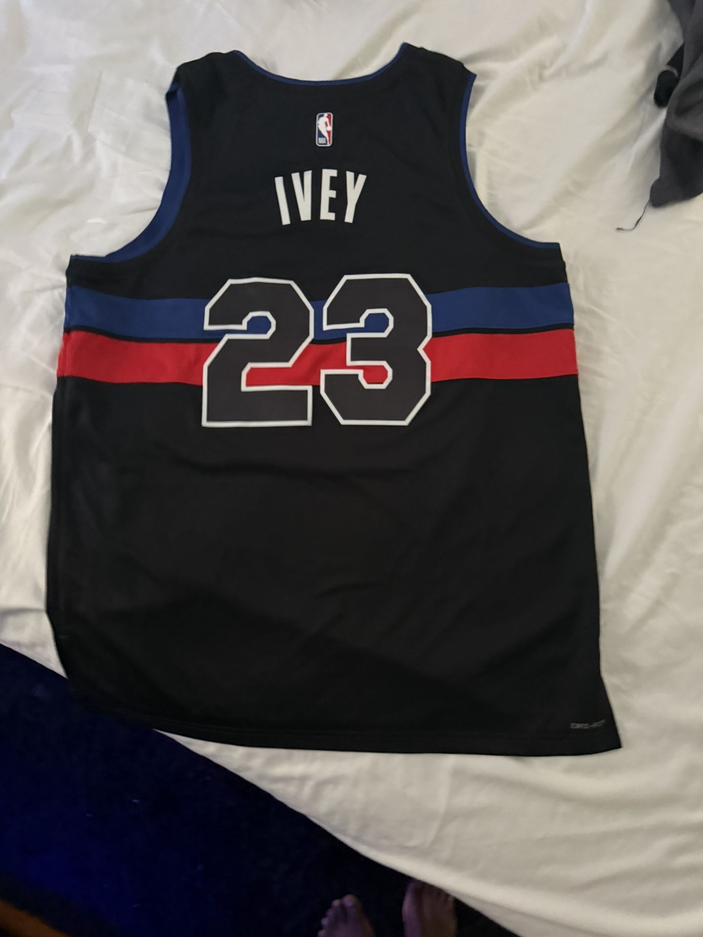 2X JADEN IVEY PISTONS JERSEY