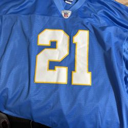 Reebok NFL Official Chargers Jersey Ladainian Tomlinson Signed
