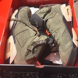 Air Jordan 6 Travis Scott 6 Olive 