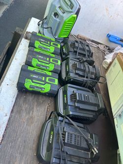 EGO 56V Batteries and Chargers Bundle