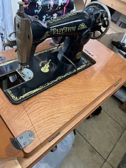 Antique Sewing Machine Table