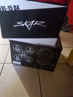 skar subwoofers 15"