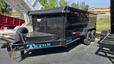 TETON Dump Trailer 7x14x4 TDM 16K GVWR