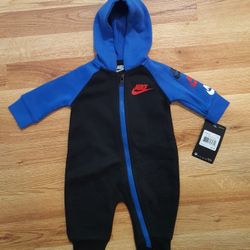 Nike Baby Hooded Coverall 3 Months New