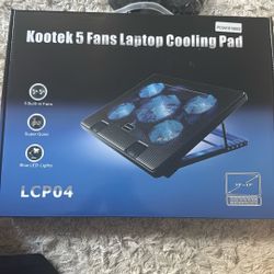 Kootek 5 Fan Laptop Cooler + Mouse Pad