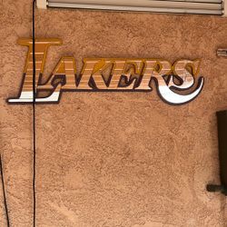 Lakers Glass Sign$40.00    8 Feet Ladder $50.00