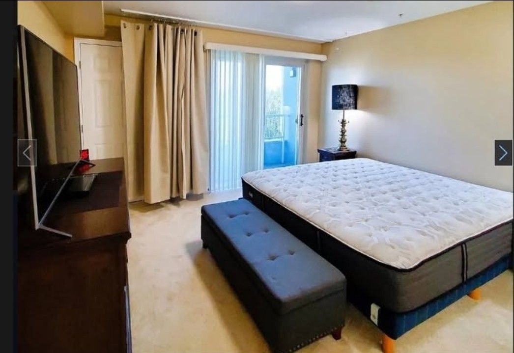 Bedroom Set & 55inch Smart TV