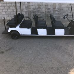 2007 Yamaha Gas Powered Golf Cart Rare Factory 8 Passenger 