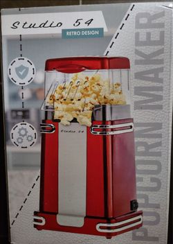 Studio 54 Retro Design Popcorn Maker