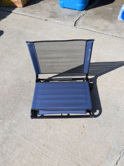 Black Sierra stadium chair