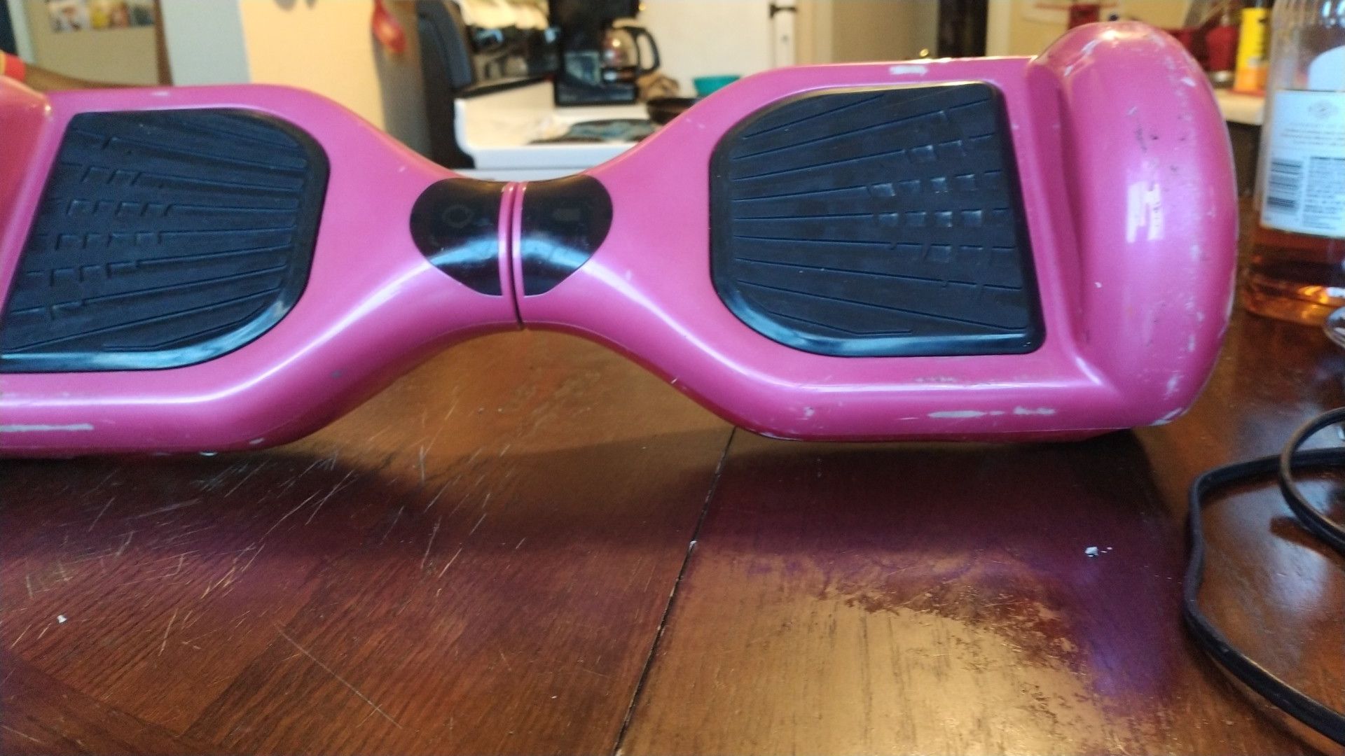 Pink hoverboard