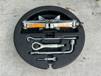 08-15 Infiniti G37 Q60 Nissan Rear Spare Jack Tools Tire Tray 849A7JL00A OEM