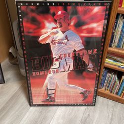 Mark McGuire Framed Home Run Poster Saint Louis cardinals 