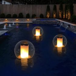 Solar Floating Pool Lights, New